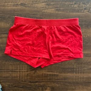 ✨2/$10 Red Elastic Shorts, No Boundaries